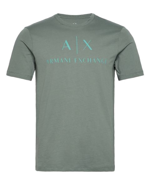 Armani Exchange Men T-Shirt Grøn Str. M Armani Exchange Men T-Shirt Grøn Str. M