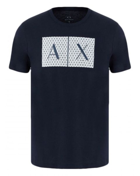 Armani Exchange Men Logo T-Shirt Navy Str. XXL Armani Exchange Men Logo T-Shirt Navy Str. XXL
