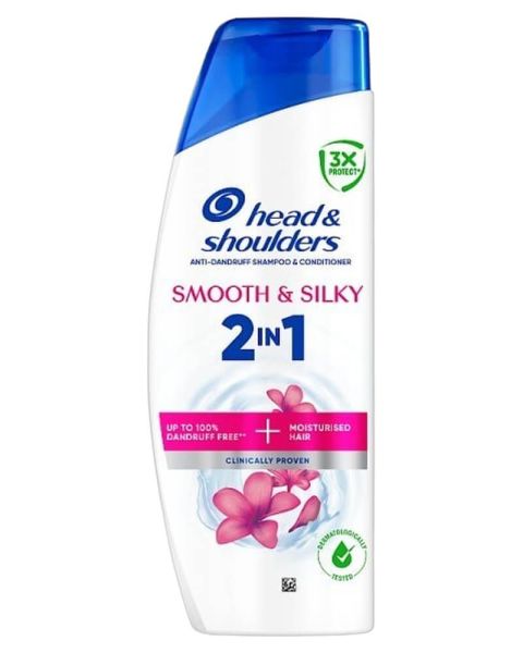 Head & Shoulders Smooth & Silky 2-in-1 Anti-Dandruff Shampoo
