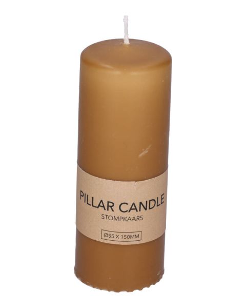 Excellent Houseware Pillar Candle Brown 55 x 150 mm Excellent Houseware Pillar Candle Brown 55 x 150 mm