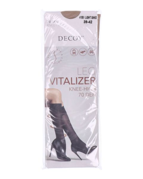 Decoy Leg Vitalizer Knee High (70 Den) Light Sand 39-42 Decoy Leg Vitalizer Knee High (70 Den) Light Sand 39-42