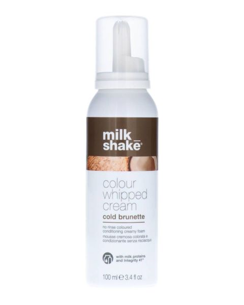 Milk Shake Colour Whipped Cream Cold Brunette Milk Shake Colour Whipped Cream Cold Brunette