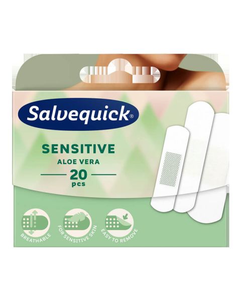 Salvequick Sensitive Aloe Vera Band Aid