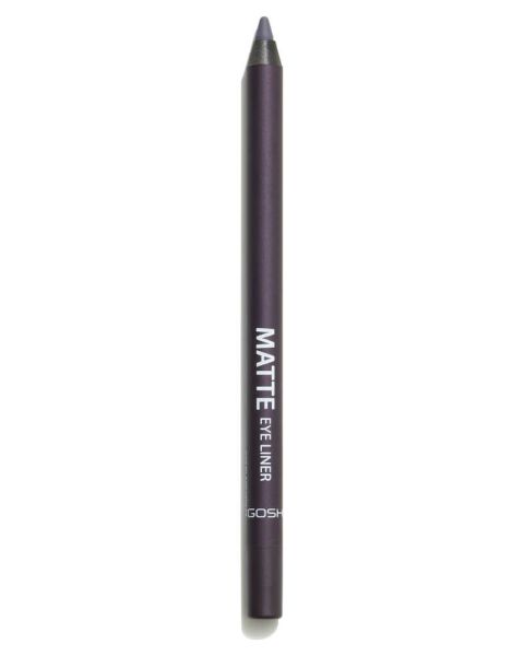 Gosh Matte Eye Liner Waterproof 010 Black Violet