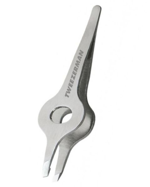 Tweezerman PRO Wide Grip Slant Tweezer Silver Tweezerman PRO Wide Grip Slant Tweezer Silver