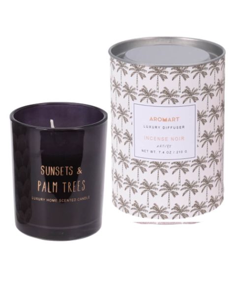 Excellent Houseware Duftkerze Black Rose