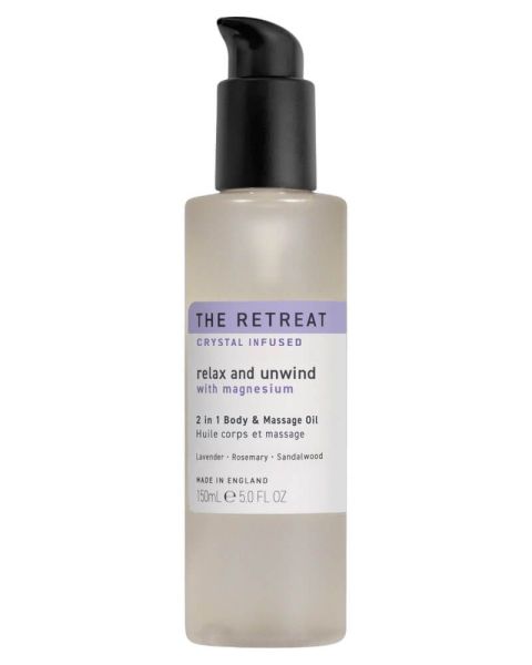 The Retreat Relax & Unwind 2‑in‑1 Body & Massage Oil