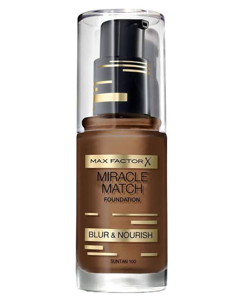Max Factor Miracle Match Foundation Sun Tan 100 Max Factor Miracle Match Foundation Sun Tan 100