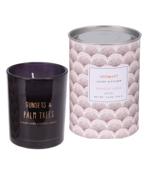 Excellent Houseware Duftkerze Black Rose