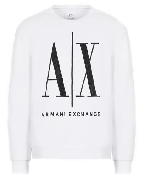 Armani Exchange Mann Sweatshirt Weiß L