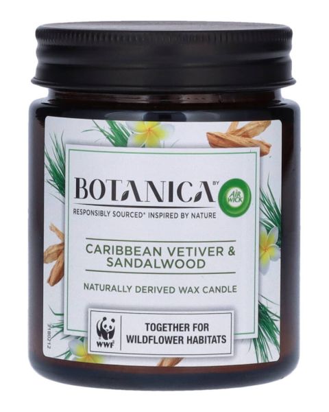 Air Wick Botanica Candle Caribbean Vetiver & Sandalwood