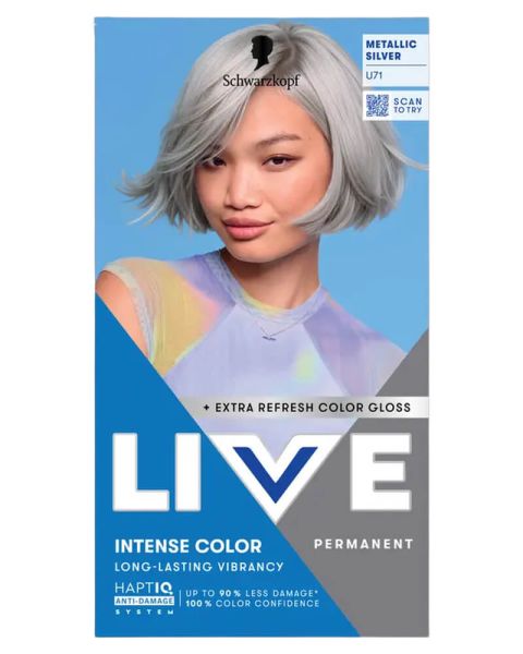 Schwarzkopf LIVE Intense Color U71 Metallic Silver Schwarzkopf LIVE Intense Color U71 Metallic Silver