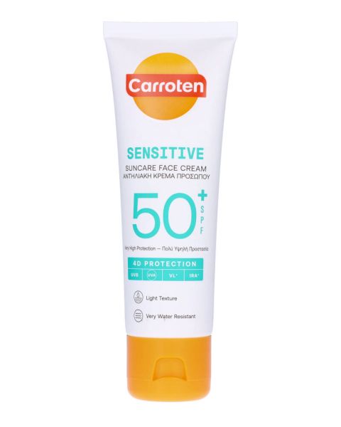 Carroten Sensitive Suncare Face Cream SPF 50 Carroten Sensitive Suncare Face Cream SPF 50