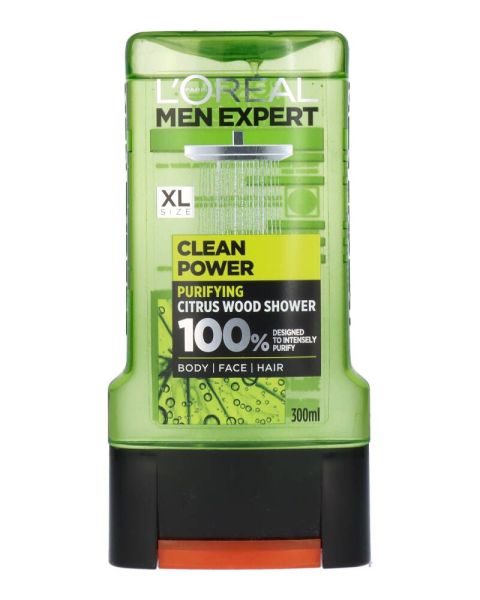 Loreal Men Expert Clean Power Body-Face-Hair Loreal Men Expert Clean Power Body-Face-Hair