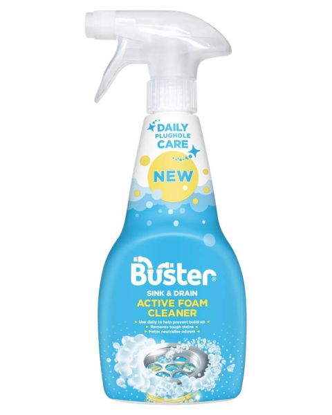 Buster Sink & Drain Active Foam Spray Cleaner Buster Sink & Drain Active Foam Spray Cleaner