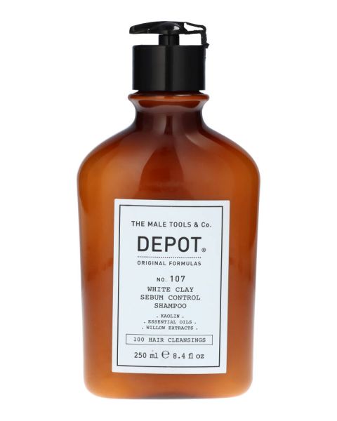 DEPOT No. 107 White Clay Sebum Control Shampoo DEPOT No. 107 White Clay Sebum Control Shampoo