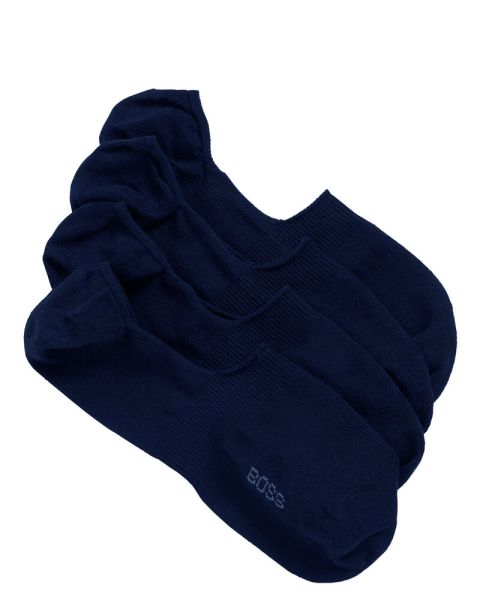 Boss Hugo Boss 2-pack Shoeliner Finest Soft Cotton Navy Blue Str 43-44 Boss Hugo Boss 2-pack Shoeliner Finest Soft Cotton Navy Blue Str 43-44