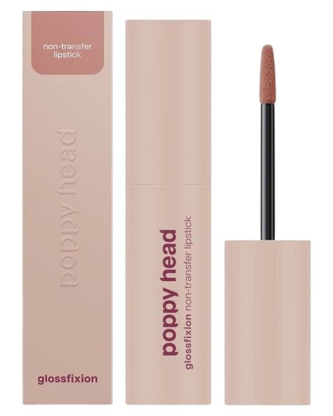Poppy Head Glossfixion Non-Transfer Liquid Lipstick 01 Nudit Poppy Head Glossfixion Non-Transfer Liquid Lipstick 01 Nudit