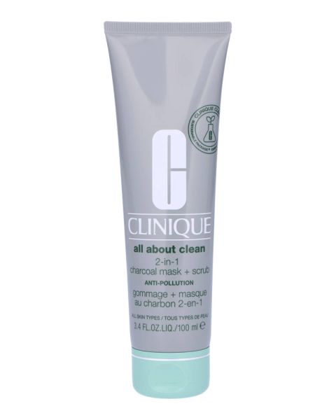 Clinique All About Clean Charcoal Mask + Scrub Clinique All About Clean Charcoal Mask + Scrub