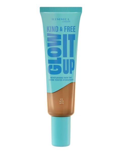 Rimmel London Kind & Free Glow It Up Moisturising Skin Tint 410 Latte