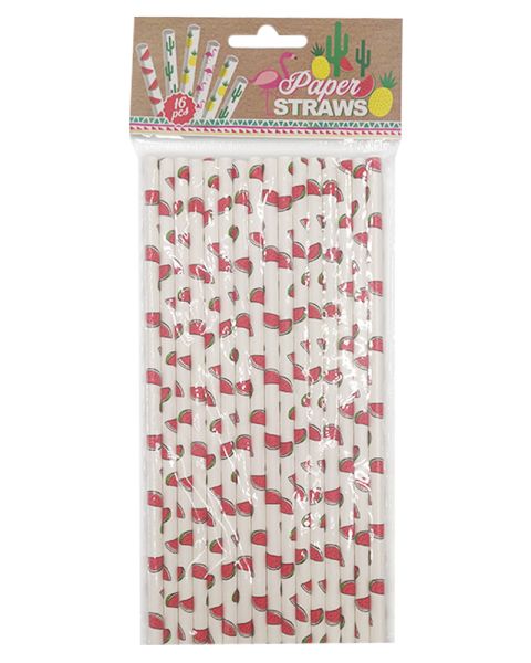 Party Collection Papierstrohhalme Wassermelone Party Collection Papierstrohhalme Wassermelone