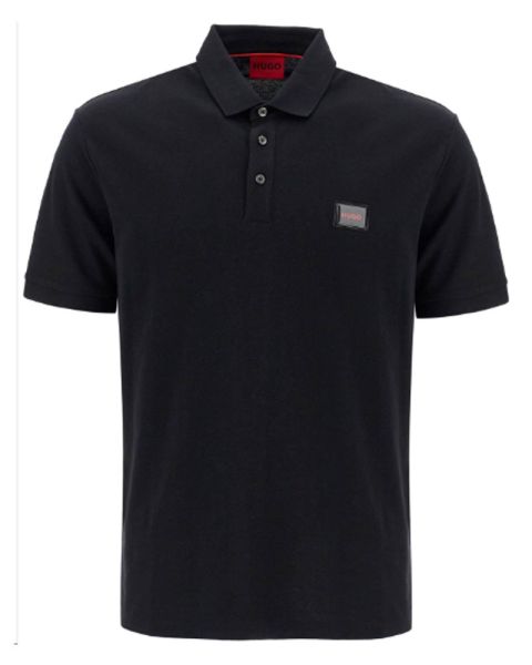 Hugo Boss Hugo Dereso Gel Mens Polo Shirt - Black XL Hugo Boss Hugo Dereso Gel Mens Polo Shirt - Black XL