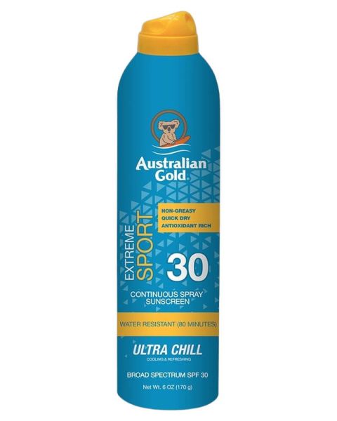 Australian Gold Extreme Sport Continuous Spray Sunscreen SPF 30 Ultra Chill