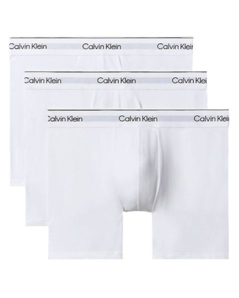 Calvin Klein Boxer Brief Cotton Stretch 3-Pak Hvid Str. L Calvin Klein Boxer Brief Cotton Stretch 3-Pak Hvid Str. L