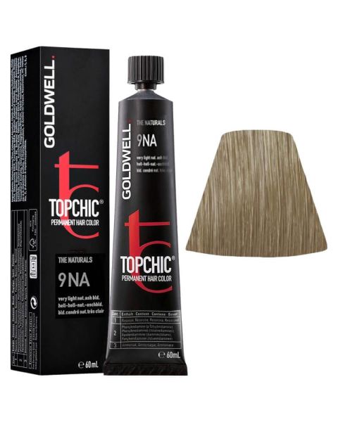 Goldwell Topchic Permanent Hair Color 9NA Very Light Natural Ash Blonde Goldwell Topchic Permanent Hair Color 9NA Very Light Natural Ash Blonde