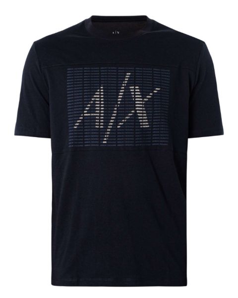 Armani Exchange Men Graphic T-Shirt Navy Str. S Armani Exchange Men Graphic T-Shirt Navy Str. S