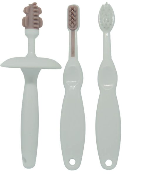 Oopsy 3 Step Zahnbürstenset Pink