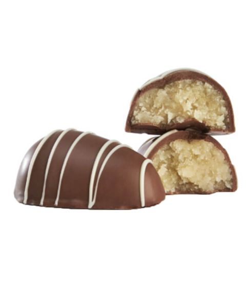 Cocoture Marzipan Eiercreme Lakritz mit weißen Streifen