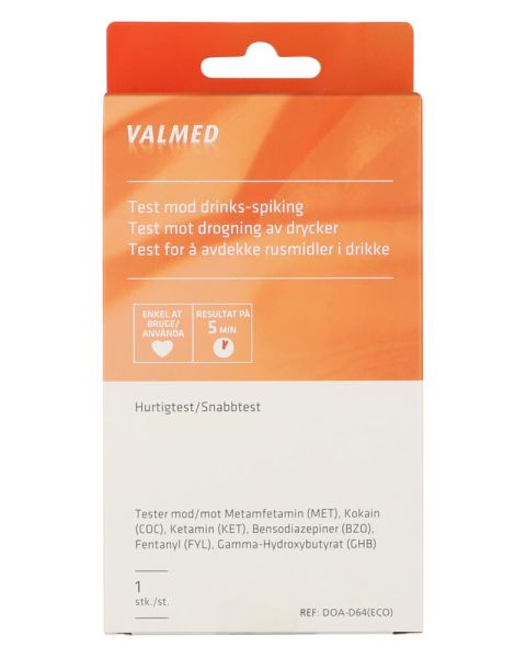Valmed Test mod drinks-spiking