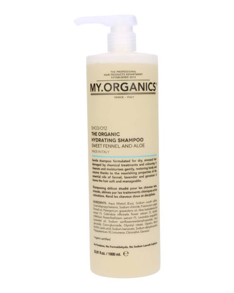 My.Organics The Organic Hydrating shampoo Sweet Fennel And Aloe