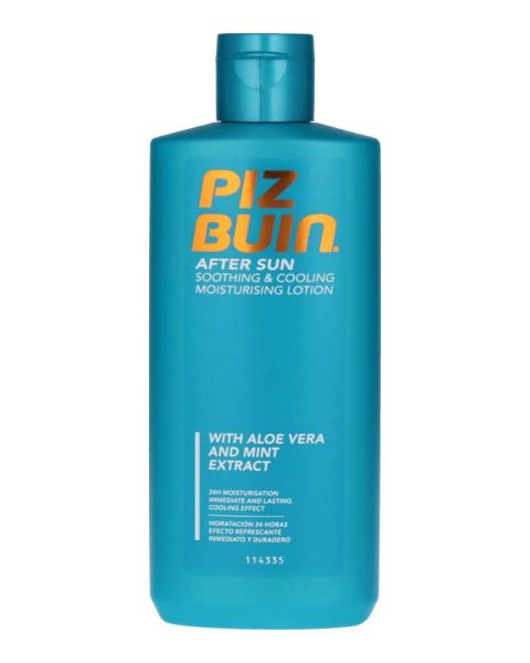 Piz Buin After Sun Soothing & Cooling Moisturising Lotion With Aloe Vera And Mint Extract Piz Buin After Sun Soothing & Cooling Moisturising Lotion With Aloe Vera And Mint Extract