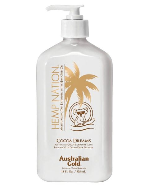 Australian Gold Hemp Nation Cocoa Dreams â Moisturizing Tan Extender Australian Gold Hemp Nation Cocoa Dreams â Moisturizing Tan Extender