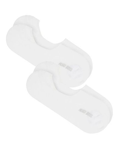 Boss Hugo Boss 2-pack Shoeliner Finest Soft Cotton White Size 43-44