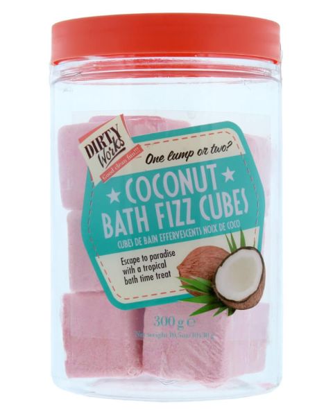 Dirty Works Coconut Bath Fizz Cubes Dirty Works Coconut Bath Fizz Cubes