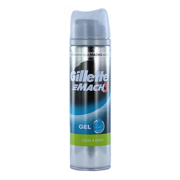 Gillette Mach 3 Gel - Close And Fresh Gillette Mach 3 Gel - Close And Fresh