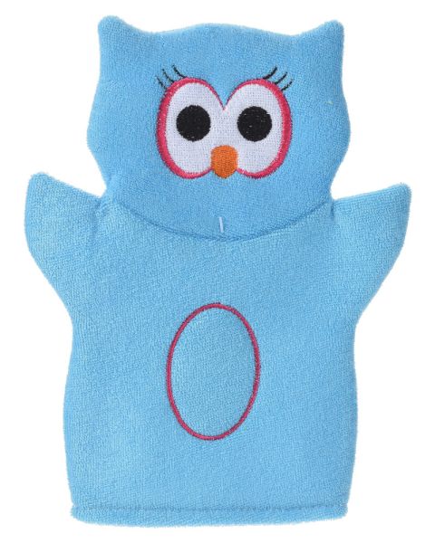 Baby Basic Badehandschuh Eule