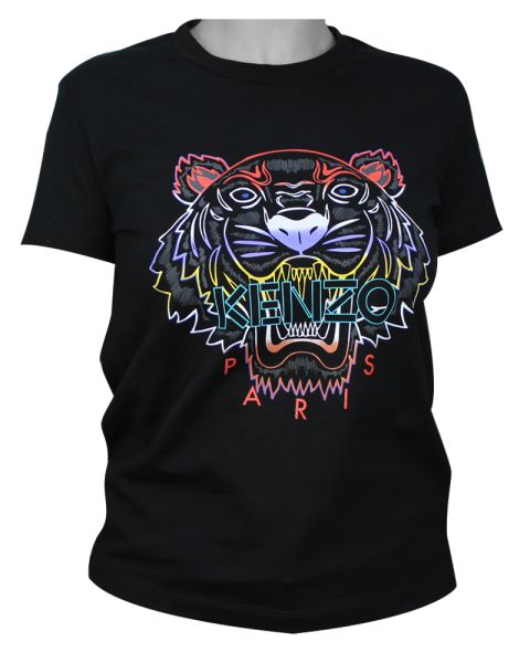 Kenzo Tiger Womans T-shirt Gradient S Kenzo Tiger Womans T-shirt Gradient S