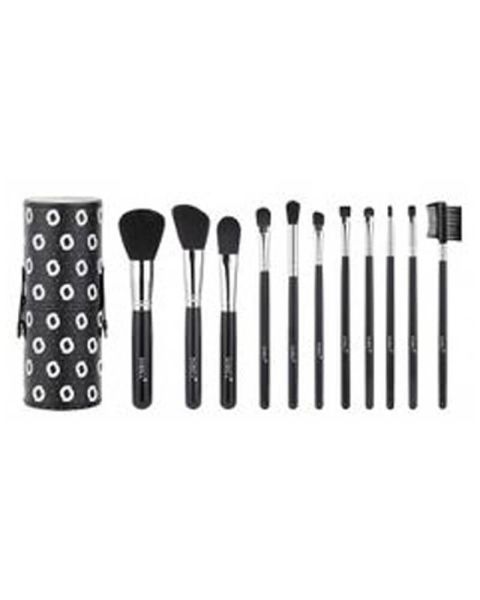 Sibel Black Swan - 11 x Make-up Pinsel mit Etui Ref. 0010090
