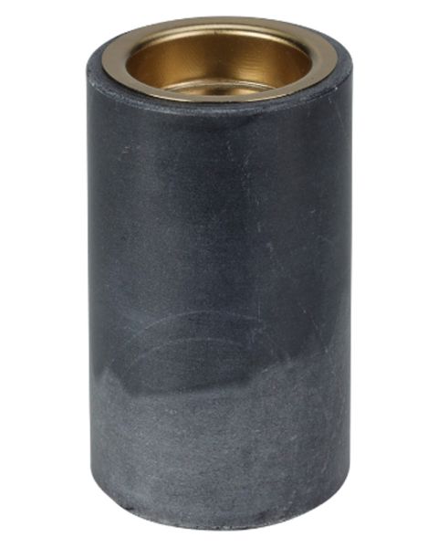 Excellent Houseware Marble Tealight Holder Grey 6 x 10 cm