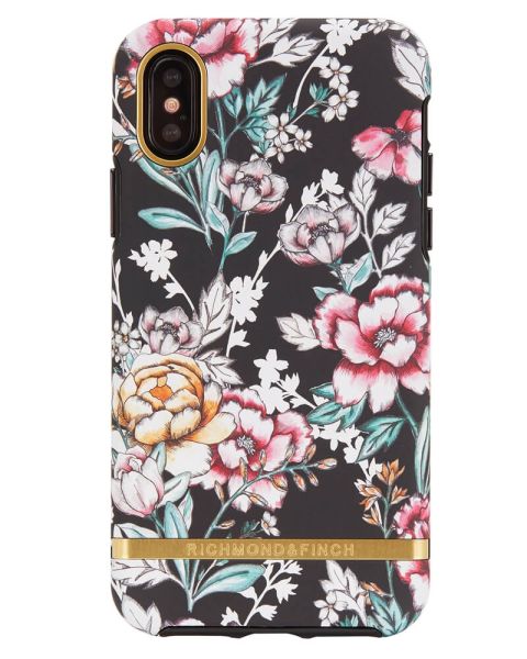 Richmond And Finch Black Floral iPhone X/Xs Cover (U) Richmond And Finch Black Floral iPhone X/Xs Cover (U)