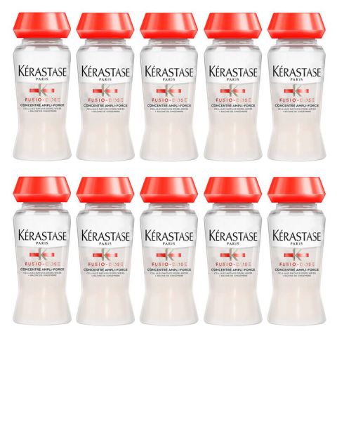 10 x Kerastase Fusio-Dose Concentré Ampli-Force
