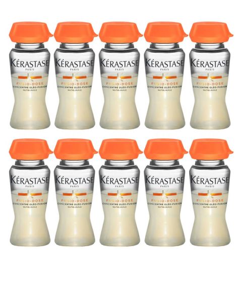 10 x Kerastase Fusio-Dose Concentré Oléo-Fusion