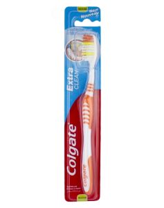 Colgate Extra Clean Tandbørste - Medium - Orange 