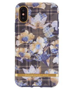 Richmond And Finch Floral Checked iPhone X/Xs Cover 