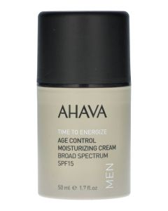 AHAVA Men Time To Energize Age Control Moisturizing Cream SPF 15
