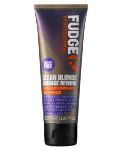 Fudge Clean Blonde Damage Rewind Violet-Toning Shampoo (N) 250 ml